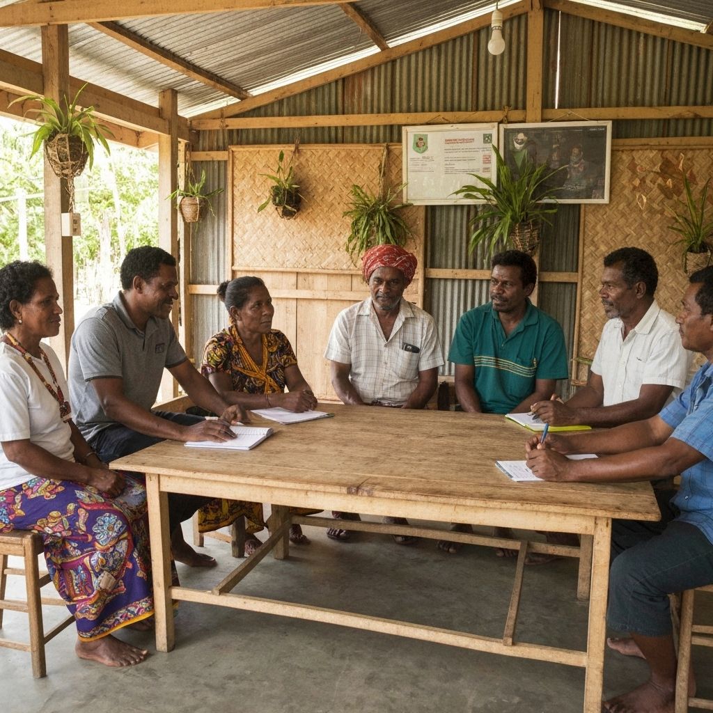Diskusi kelompok tentang strategi perlindungan wilayah adat